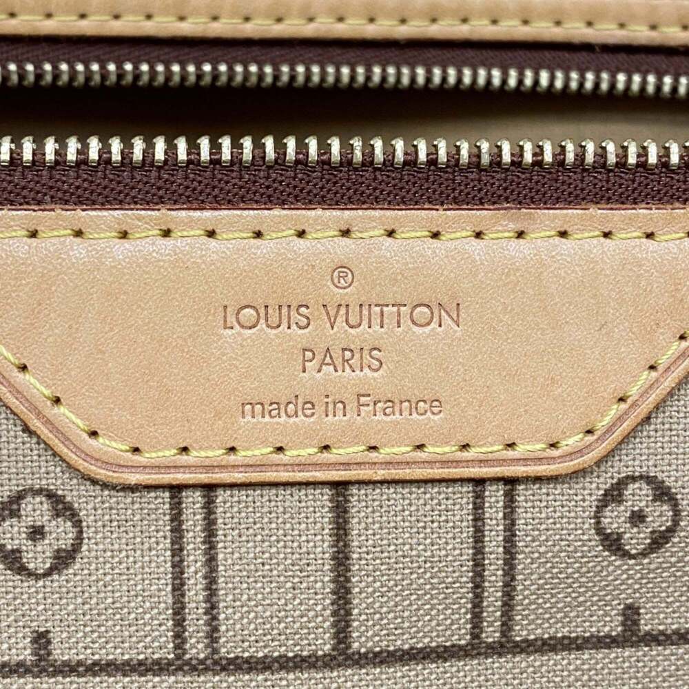 Louis Vuitton Monogram Canvas Tote with Tan Trim - Picture 5 of 14